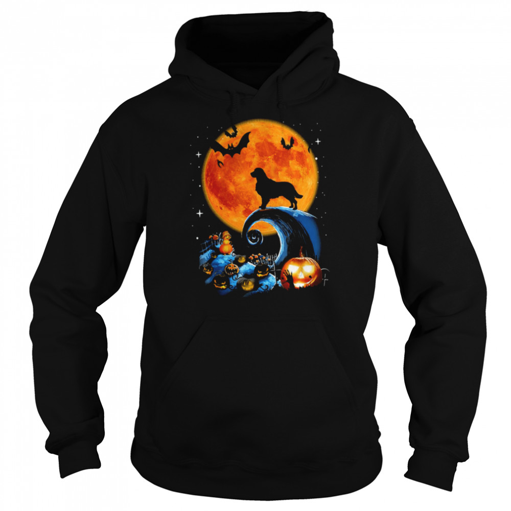 Golden Retriever Halloween Shirt Unisex Hoodie