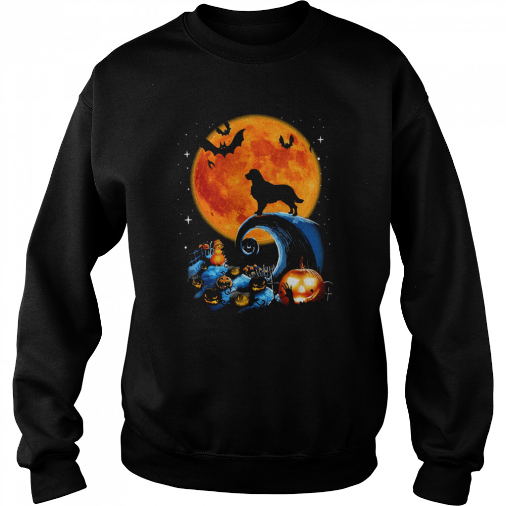 Golden Retriever Halloween Shirt Unisex Sweatshirt