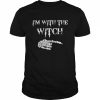 Halloween I’m with the witch  Classic Men's T-shirt