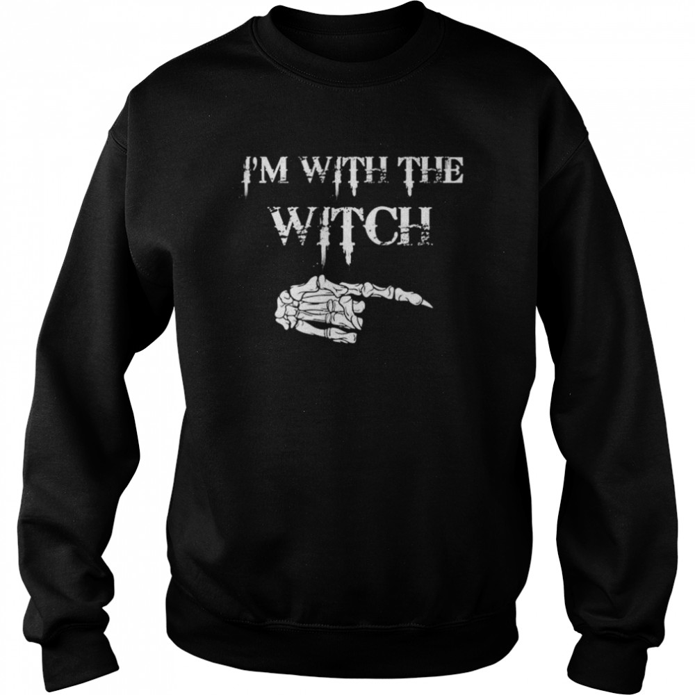 Halloween I’m with the witch  Unisex Sweatshirt