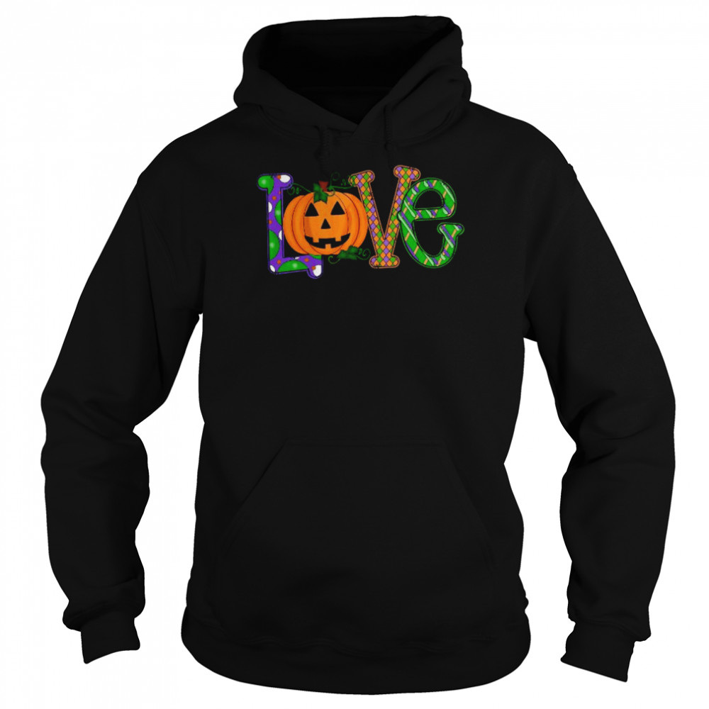 Halloween Love Shirt  Unisex Hoodie