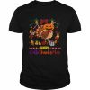 Happy Hallothanksmas Turkey Pumpkin Head  Classic Men's T-shirt