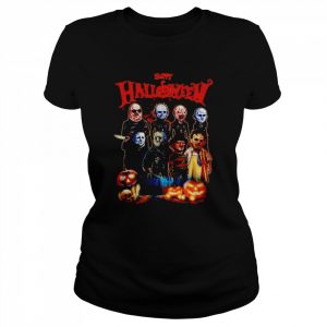 Happy Halloween Horror characters movie  Classic Women's T-shirt