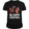 Happy Halloween Thanksgiving Christmas  Classic Men's T-shirt