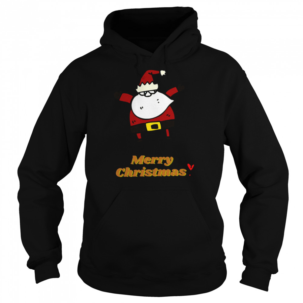 Happy Santa Christmas Design Xmas  Unisex Hoodie