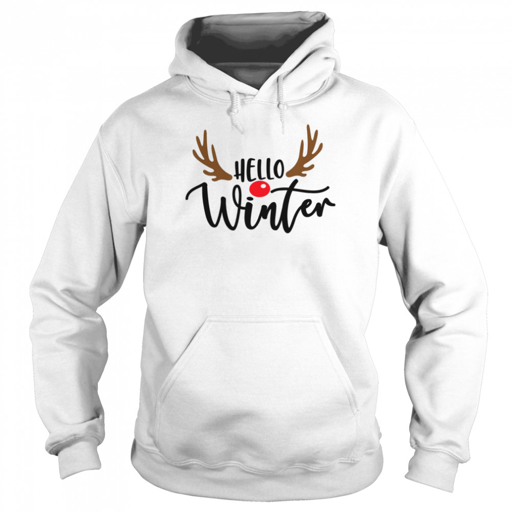 Hello Winter Winter Cute Winter Winter Winter For Hello Winter  Unisex Hoodie