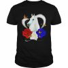 Horse love flower  Classic Men's T-shirt