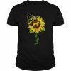 Husky mom Sunflower  Classic Men's T-shirt