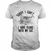 I Have Plans With My Cat Funny T-Shirt Classic Men's T-shirt