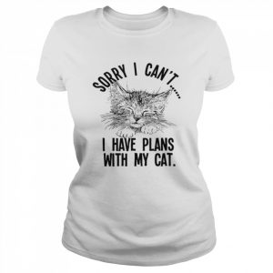 I Have Plans With My Cat Funny T-Shirt Classic Women's T-shirt