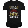 I Run On Caffeine German Shepherds And Cuss Words  Classic Men's T-shirt