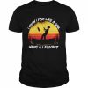 I know i fish like a girl want a lesson vintage  Classic Men's T-shirt