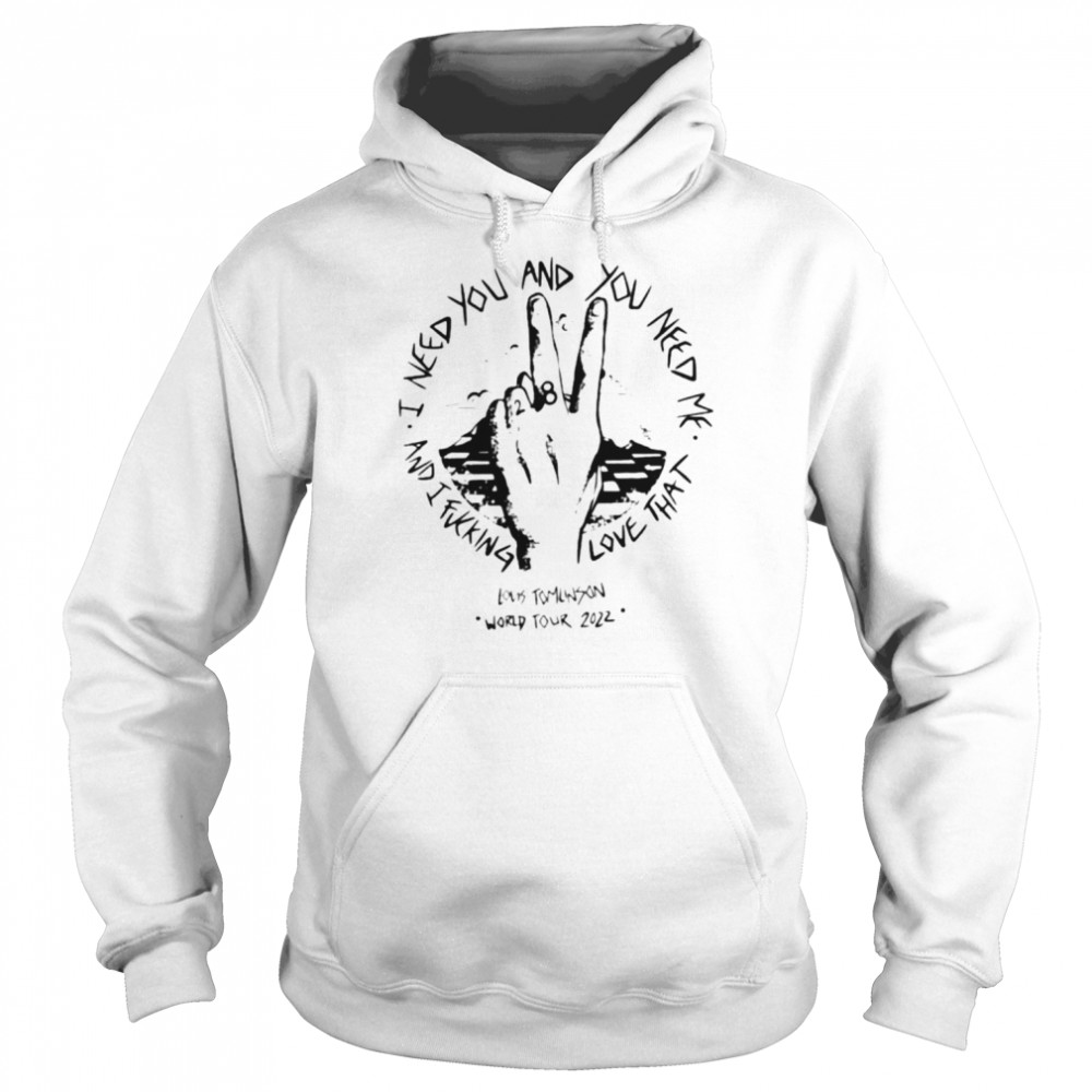 I need you and you need me and i fucking love that  Unisex Hoodie