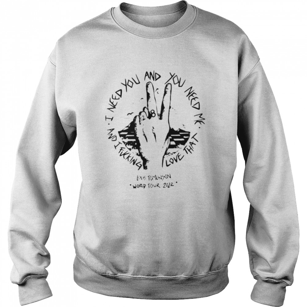 I need you and you need me and i fucking love that  Unisex Sweatshirt