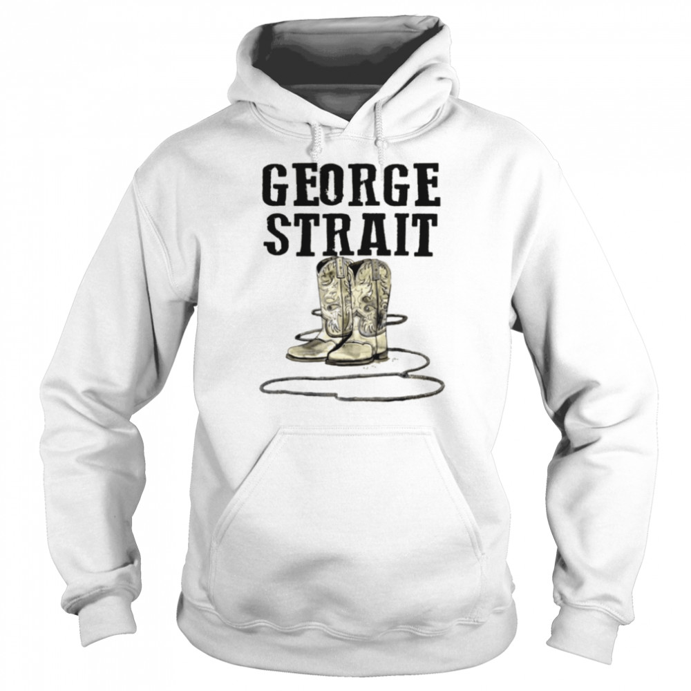 Iconic Cowboy Boots George Strait  Unisex Hoodie