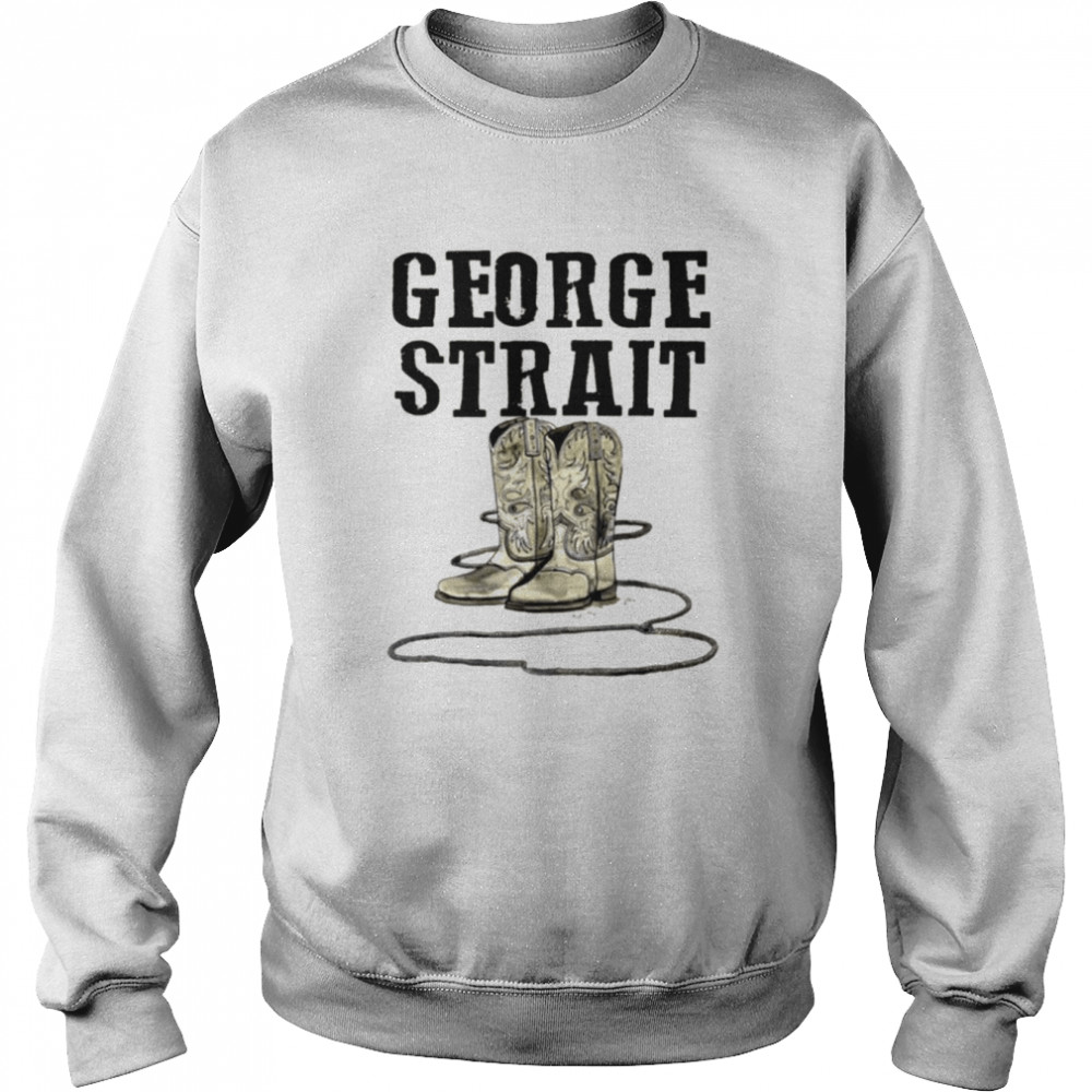 Iconic Cowboy Boots George Strait  Unisex Sweatshirt