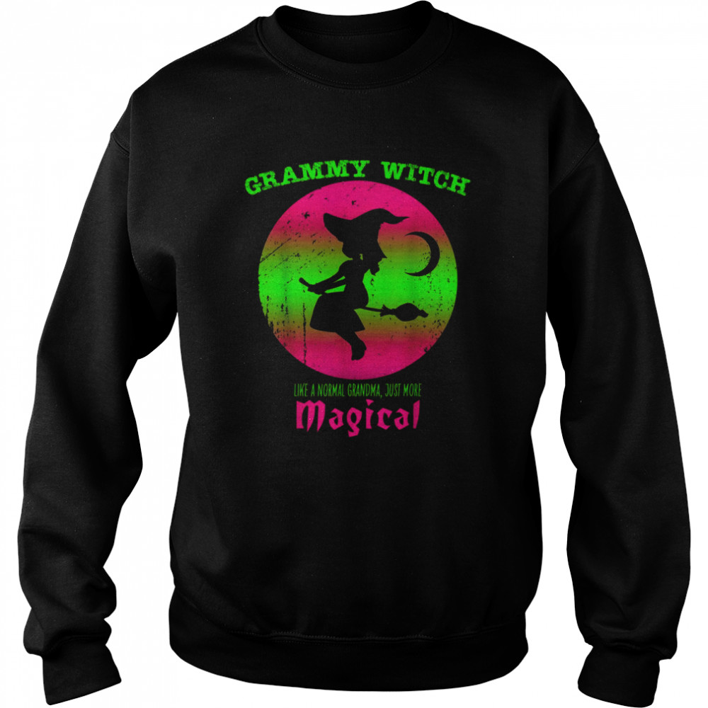 I’m The Grammy Witch It’s Like A Normal Grandma Halloween T-Shirt Unisex Sweatshirt