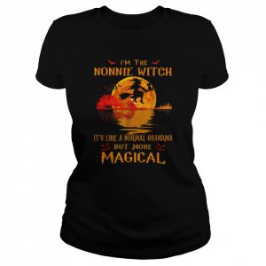 I’m The Nonnie Witch It_s Like A Normal Grandma Halloween T-Shirt Classic Women's T-shirt