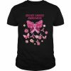 In october We Wear Pink Butterfly Breast Cancer Awar Tee Shirt Classic Men's T-shirt