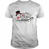 It’s Just Snow Merry Christmas Snowman  Classic Men's T-shirt