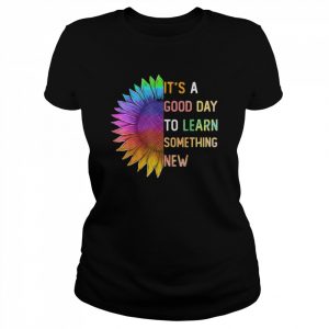 It’s a good day to learn something new Retro groovy teacher T-Shirt Classic Women's T-shirt