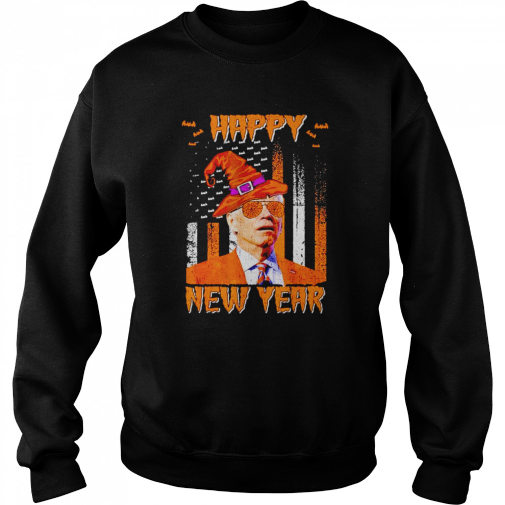 Joe biden confused anti Biden pumpkin happy new year Halloween  Unisex Sweatshirt