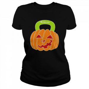 Kettle Bell Pumpkin Halloween  Classic Women's T-shirt