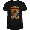 Kings Of Halloween Are Born In October Birthday Costume  Classic Men's T-shirt