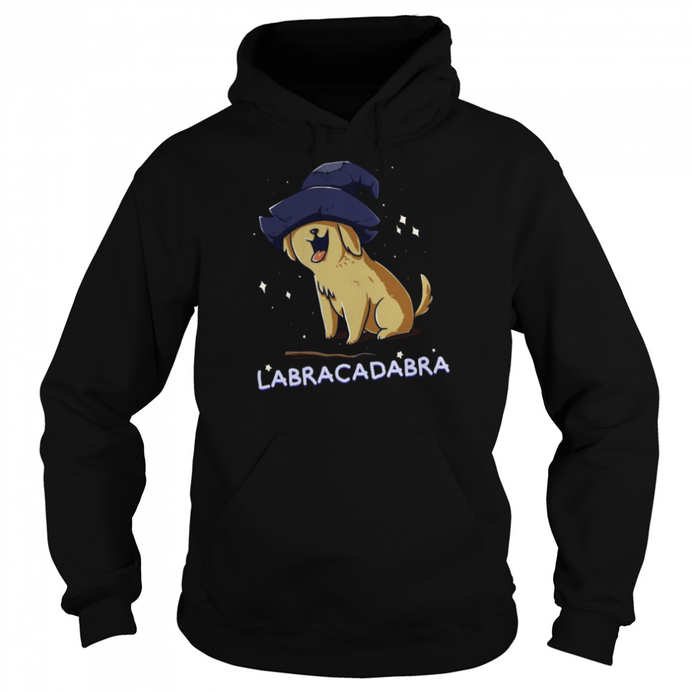 Labracadabra Dog Pun Cute Labrador Retriever Halloween T-Shirt Unisex Hoodie