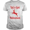 Let’s Get Blitzened Red  Classic Men's T-shirt