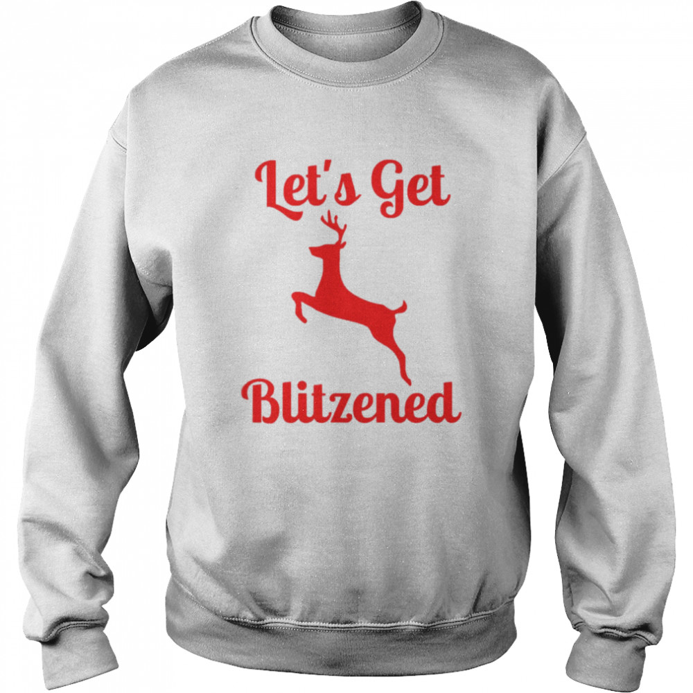 Let’s Get Blitzened Red  Unisex Sweatshirt