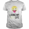 Living my best life smile icon  Classic Men's T-shirt