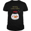 Lovely Snowman Wish You A Merry Christmas  Classic Men's T-shirt