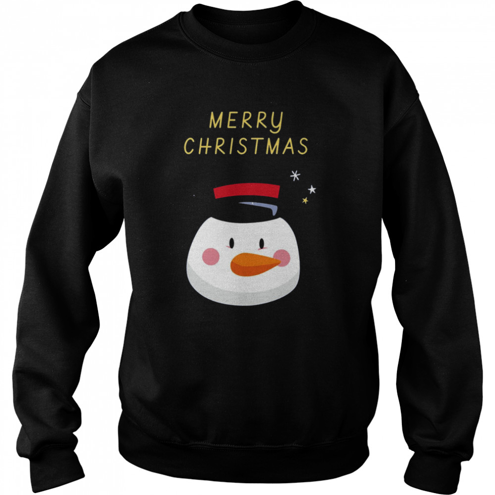 Lovely Snowman Wish You A Merry Christmas  Unisex Sweatshirt