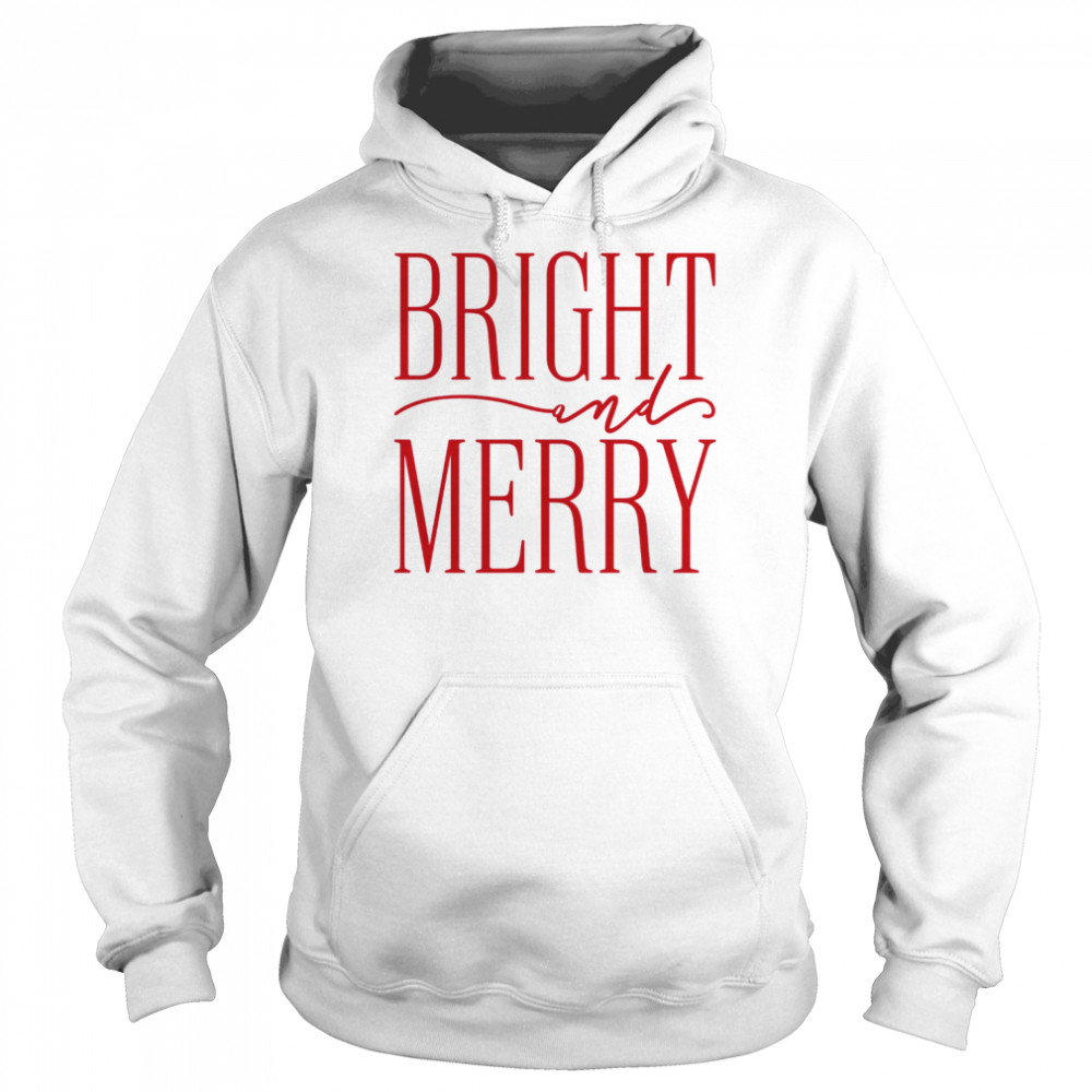 Merry & Bright Boho Cute Cottagecore  Unisex Hoodie