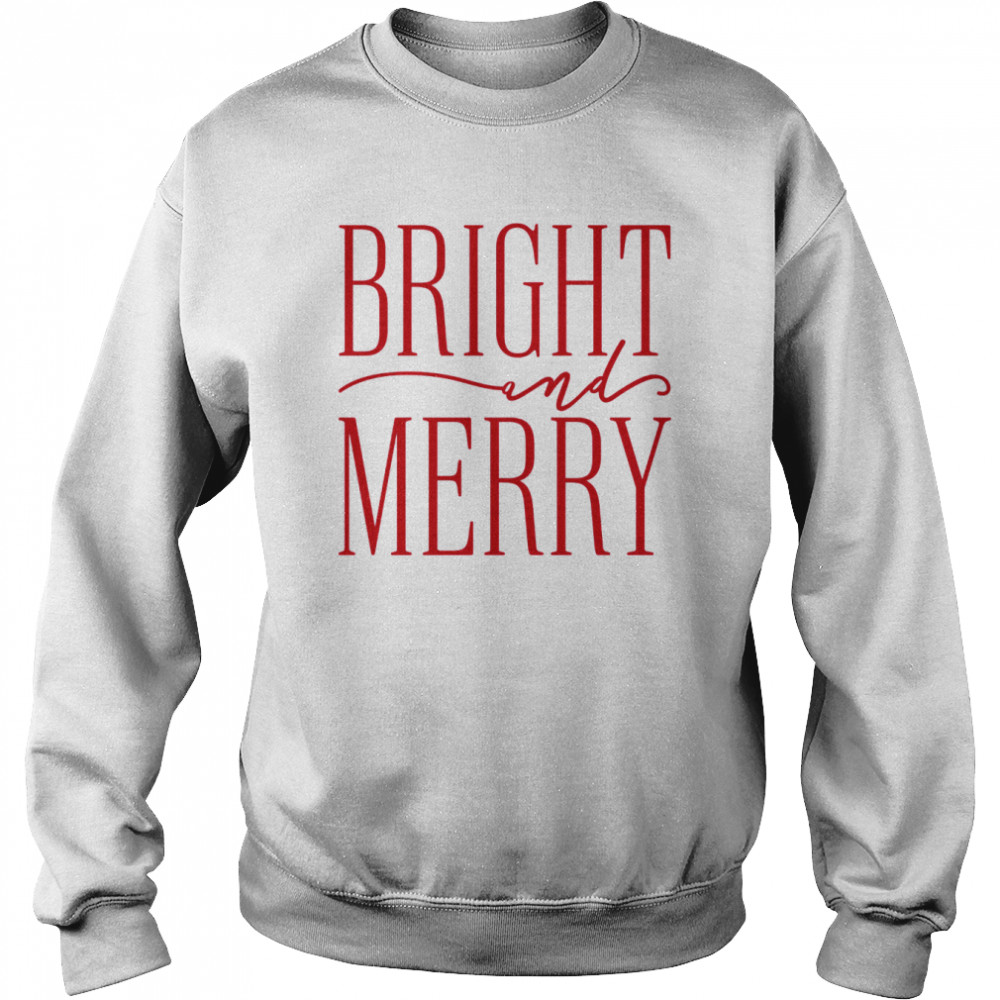 Merry & Bright Boho Cute Cottagecore  Unisex Sweatshirt