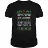 Merry Chrysler Happy Crimus Merry Crisis Funny Ugly Christmas  Classic Men's T-shirt