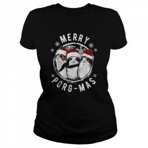 Merry Porg-Mas Christmas Holiday  Classic Women's T-shirt