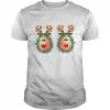 Merry Titmas Reindeer Boobs Naughty Funny Ugly Christmas  Classic Men's T-shirt