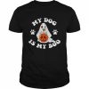 My Dog is My Boo Ghost Halloween  Classic Men's T-shirt