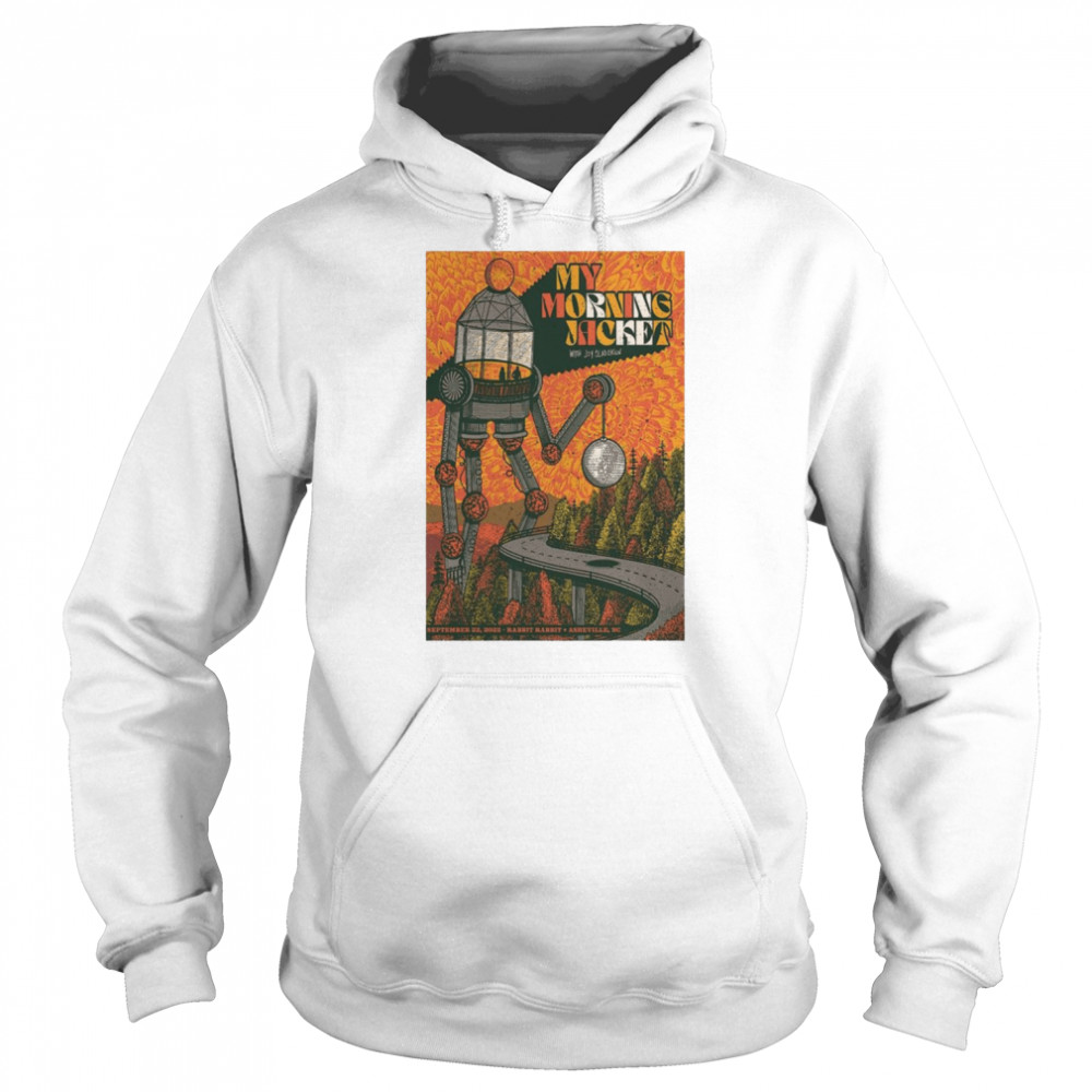 My Morning Jacket September 22-2022 Rabbit Rabbit Asheville NC  Unisex Hoodie