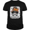 Nana Messy Bun Spooky Pumpkin Grandma Halloween T-Shirt Classic Men's T-shirt