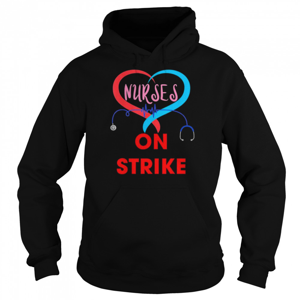 Nurses On Strike Minnesota Patients Before Profits T-Shirt Unisex Hoodie