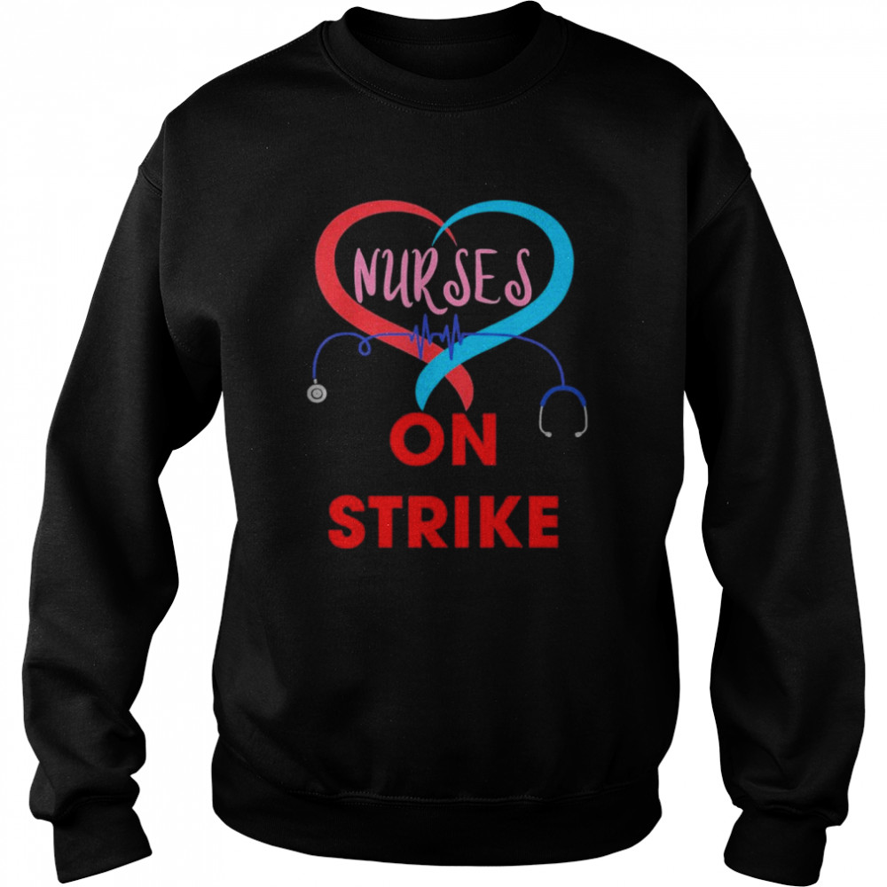 Nurses On Strike Minnesota Patients Before Profits T-Shirt Unisex Sweatshirt