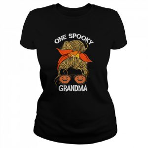 One Spooky Grandma Bandana Women Grandma Halloween T-Shirt Classic Women's T-shirt