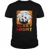 Orange Night Halloween Trick Or Treat Scary Night  Classic Men's T-shirt