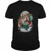 Oregon Ducks Football Merry Christmas Santa Claus Gift Oregon Ducks T-Shirt Classic Men's T-shirt