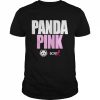 Panda Pink Bcrf Black T-Shirt Classic Men's T-shirt