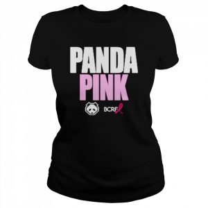 Panda Pink Bcrf Black T-Shirt Classic Women's T-shirt