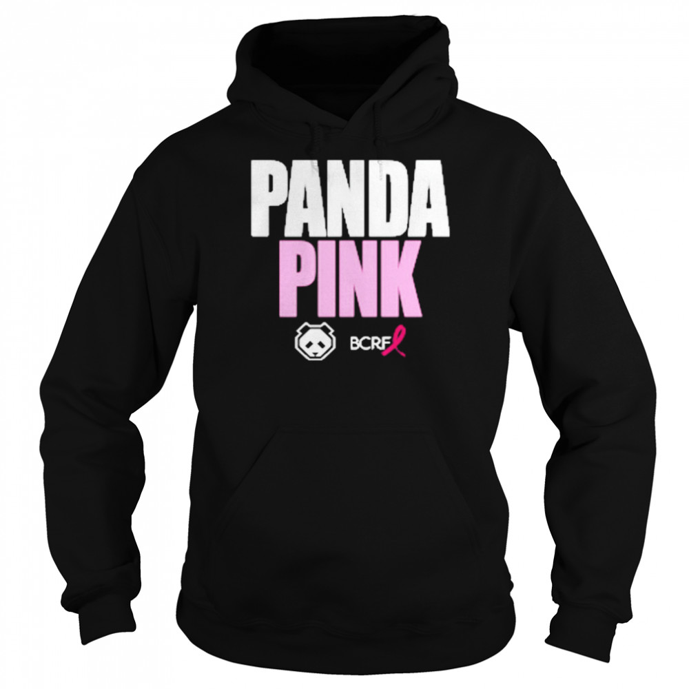 Panda Pink Bcrf Black T-Shirt Unisex Hoodie